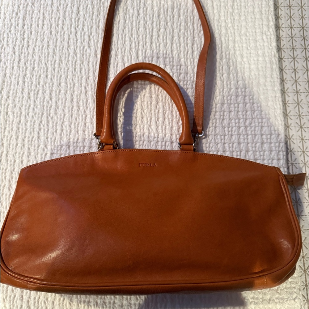 Furla Women's Brown Leather Shoulder Bag